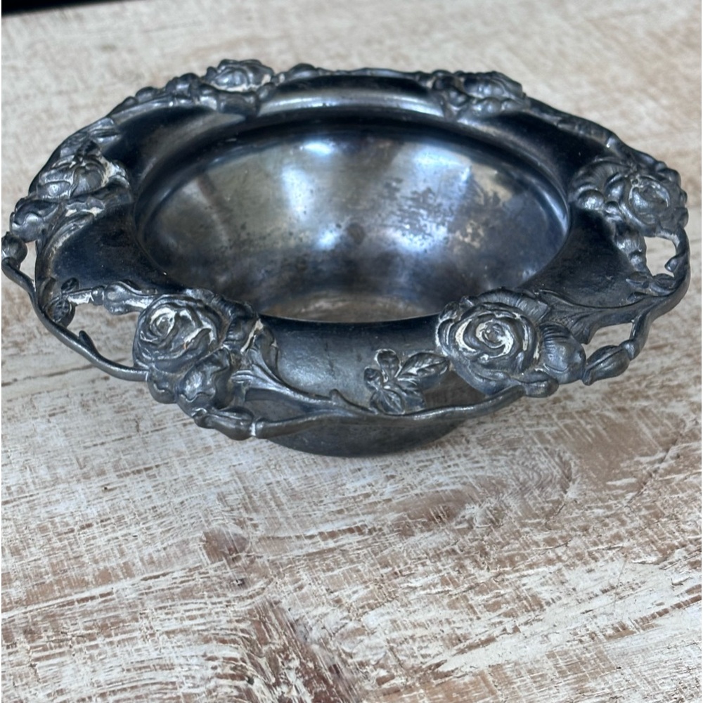 Vintage Victor Silver Co Rose Bowl!